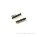 Conector de clavija de paso de 1,0 mm en ángulo recto